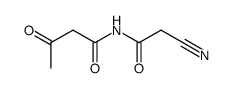 N-acetoacetylcyanoacetamide Structure