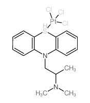 (10-(2-(dimethylamino)propyl)-10H-5l4-phenothiazin-5-yl)platinum(IV) chloride结构式