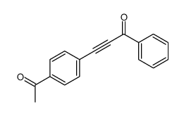 3-(4-acetylphenyl)-1-phenylprop-2-yn-1-one Structure