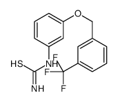 [3-[[3-(trifluoromethyl)phenyl]methoxy]phenyl]thiourea结构式