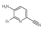 5-AMINO-6-BROMOPICOLINONITRILE结构式