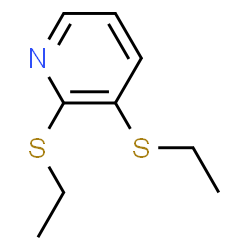 Pyridine, 2,3-bis(ethylthio)- (9CI)结构式