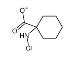 1-(chloroamino)cyclohexanecarboxylic acid anion结构式