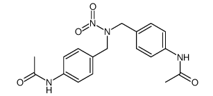 bis-(4-acetylamino-benzyl)-nitro-amine结构式