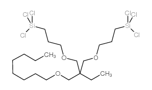 3,3-双(三氯甲硅烷基丙氧基甲基)-5-噁-十三烷结构式