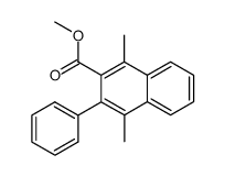 methyl 1,4-dimethyl-3-phenyl-2-naphthoate结构式