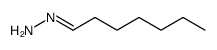 heptanal-hydrazone Structure