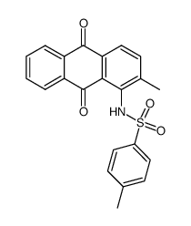 2-methyl-1-(toluene-4-sulfonylamino)-anthraquinone结构式
