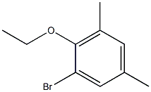 1-Bromo-2-ethoxy-3,5-dimethylbenzene结构式