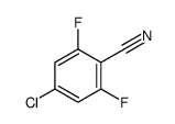 4-氯-2,6-二氟苯甲腈结构式