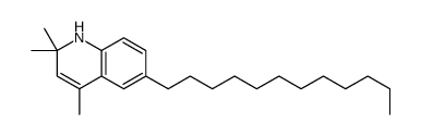 6-dodecyl-1,2-dihydro-2,2,4-trimethylquinoline结构式