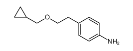 para-[2-(cyclopropylmethoxy)ethyl] aniline Structure