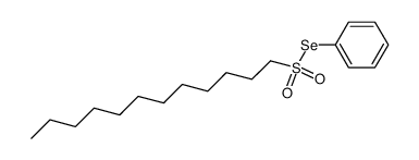 Se-phenyl 1-dodecane-selenosulfonate Structure