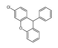 3-chloro-9-phenyl-9H-xanthene Structure