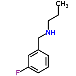 N-(3-氟苄基)-1-丙基胺结构式