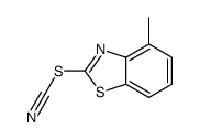 Thiocyanic acid, 4-methyl-2-benzothiazolyl ester (7CI)结构式