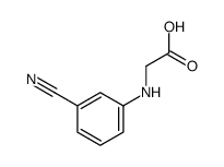2-((3-氰基苯基)氨基)乙酸(达比加群酯杂质)结构式