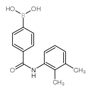 N-(2,3-二甲基苯基)4-硼酰苯甲酰胺结构式