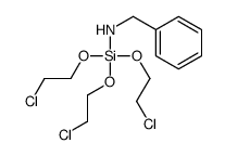 1-phenyl-N-[tris(2-chloroethoxy)silyl]methanamine Structure