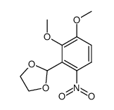 2,3-Dimethoxy-6-nitrobenzaldehyde ethylene acetal Structure