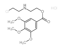 2-(2-chloroethylamino)ethyl 3,4,5-trimethoxybenzoate Structure