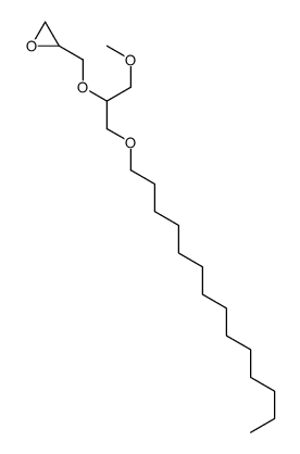 2-[(1-methoxy-3-tetradecoxypropan-2-yl)oxymethyl]oxirane Structure