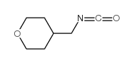 4-(异氰酰基甲基)四氢吡喃结构式