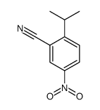 2-(1-甲基乙基)-5-硝基苯腈结构式