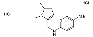 N2-[(1,5-dimethyl-1H-pyrrol-2-yl)methyl]pyridine-2,5-diamine dihydrochloride Structure