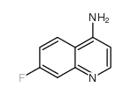 7-氟喹啉-4-胺结构式