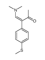 4-(dimethylamino)-3-(4-methylsulfanylphenyl)but-3-en-2-one结构式