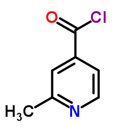 4-Pyridine carbonylchloride,2-methyl-(9CI) structure