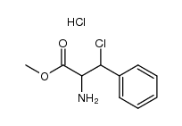 β-chloro-β-phenylalanine methyl ester hydrochloride结构式