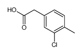 2-(3-chloro-4-methyl-phenyl)acetic acid结构式
