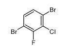 1,4-dibromo-2-chloro-3-fluorobenzene structure