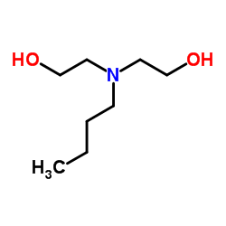 N-丁基二乙醇胺结构式