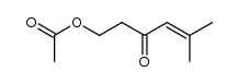 1-acetoxy-5-methyl-hex-4-en-3-one Structure
