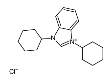 1,3-二环己基苯并咪唑鎓氯化物结构式