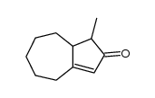 1-methyl-4,5,6,7,8,8a-hexahydro-1H-azulen-2-one结构式