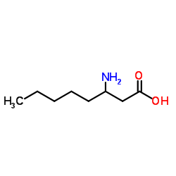 3-Aminooctanoic acid Structure