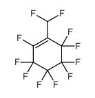 1-(difluoromethyl)-2,3,3,4,4,5,5,6,6-nonafluorocyclohexene结构式