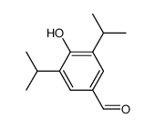 4-羟基-3,5-二(异丙基)苯甲醛结构式