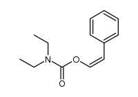 (Z)-β-[(diethylcarbamoyl)oxy]styrene结构式