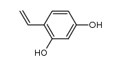 4-ethenyl-1,3-benzenediol Structure