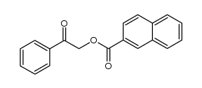 2-oxo-2-phenylethyl 2-naphthoate Structure