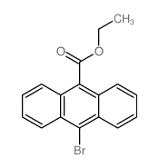 9-蒽甲酸, 10-溴-, 乙酯结构式