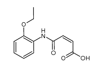 (Z)-4-((2-ethoxyphenyl)amino)-4-oxobut-2-enoic acid结构式