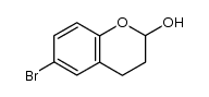 6-bromo-3,4-dihydro-2H-1-benzopyran-2-ol结构式