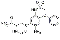 氨基尼美舒利NAC加合物钠盐结构式