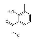 Ethanone, 1-(2-amino-3-methylphenyl)-2-chloro- (9CI) Structure